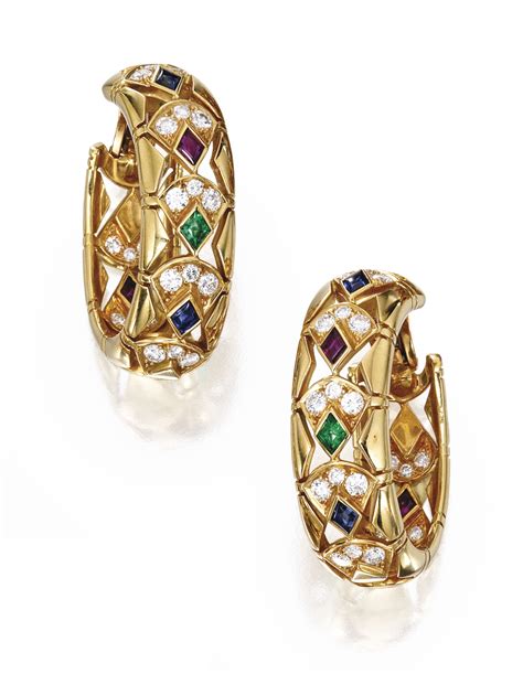 eheringe cartier|cartier stone earrings.